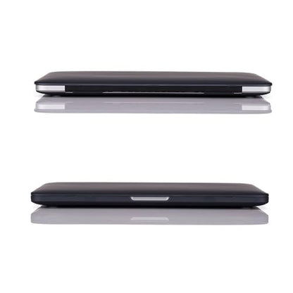 RUBAN Case For MacBook Retina Pro 15 inch A1398 (2015-2012) , Plastic Smooth Matte Hard Case Shell with TPU Keyboard Cover, Black - color: black