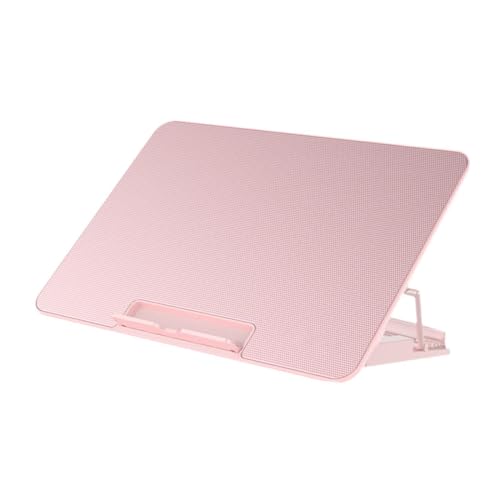 Laptop Cooling Pad with 6 Fans and Adjustable Height for Enhanced Performance, Pink