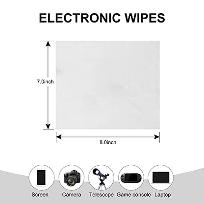 Screen Cleaner Cadith Electronic Wipes - Safely Clean Your Computer, Laptop, TV, Phone, and Tablet Screens - All Electronic Equipment - 8x7 Inches Screen Wipes(40PCS)