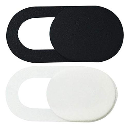 Webcam Cover, Ultra-Thin Camera Blocker Slider,Webcam Cover Slide Compatible with Laptop, Desktop, PC, Smartphone,Protect Your Privacy and Security - White - color: White (B)