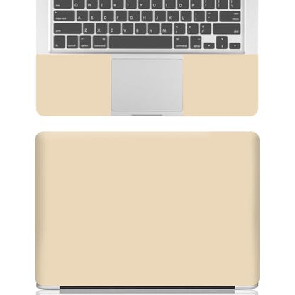 15-15.6 inches Netbook Laptop Skin Sticker Decal Reusable Cover Protector for 11.6 12 13 13.3 14 15 15.4 Notebook Chromebook Easy to Apply and Remove, Scratch-Resistant Waterproof I Apricot Beige - color: Apricot Beige