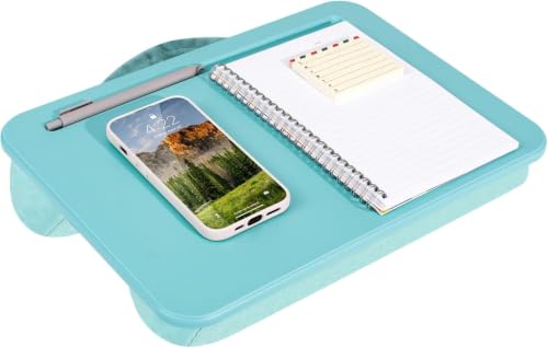 LAPGEAR Compact Lap Desk – Fits Up to 15″ Laptops – Aqua Sky-– Style No. 43109,(Pack of 12)