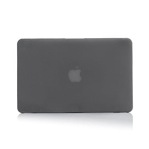 RUBAN Case Compatible with MacBook Air 13 Inch (Models: A1369 & A1466, Older Version 2010-2017 Release), Slim Snap On Hard Shell Protective Cover and Keyboard Cover, Grey - color: Grey
