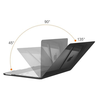 MOSISO Compatible with MacBook Neo Case 13 inch 2026 A3404 A18 Pro Chip | Scratch-Resistant Ultra-thin Protective Hard Shell Case Cover, Crystal Black - color: Crystal Black