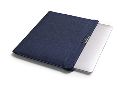 Bellroy Laptop Sleeve (Fits 14 Inch Laptop or MacBook, Slim Protective Case with Magnetic Closure) - Navy - color: Navy