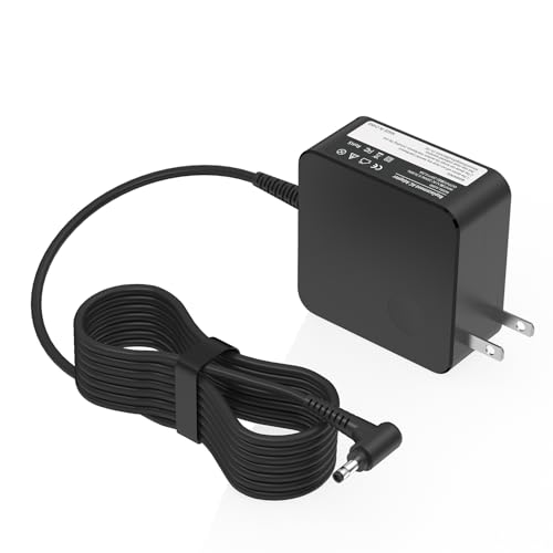 65w 20V 3.25A Ac Charger fit for Lenovo IdeaPad 3 5 Flex 4 5 6 1470 1480 1570,Ideapad 110 110s 310 320 330 330s 520 530s 710s S145 Yoga 720 710 330 Series ADLX65CDGU2A Laptop Power Adapter Cord