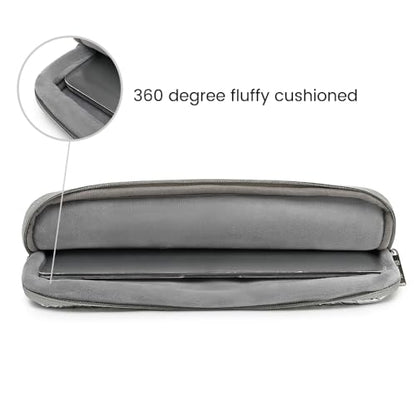Canvas Life 360 Protective Plush Laptop Sleeve 14-14.4-inch Laptop Sleeve Bag Compatible with HP, Lenovo, Dell, ASUS, MacBook Pro 14-inch - Quilted Design(Silver, 14 inch / 14.0 inch) - color: Silver