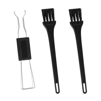 ZUFECY 3-Pc Keyboard Cleaning Tool Set: Keycap Puller & Dual Brushes for Home, Office and Shared Spaces
