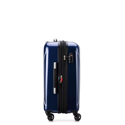 DELSEY PARIS Helium Aero Hardside Expandable Luggage with Spinner Wheels, Blue Cobalt, Carry-On Plus 21 Inch - color: Blue Cobalt, size: Carry-On Plus 21 Inch