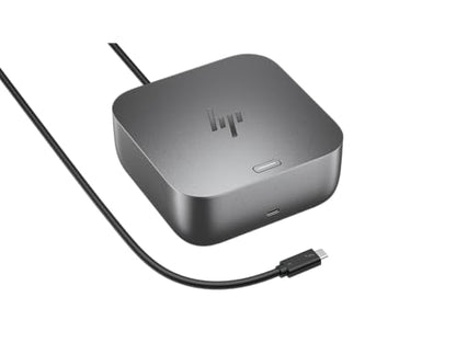 HP Thunderbolt 4 100W G6 Dock (9X472UT#ABA) + ZoomSpeed 6-ft DisplayPort Cable + ZoomSpeed 6-ft HDMI Cable + ZoomSpeed 6-ft Ethernet Cable + AOM Microfiber Cleaning Cloth