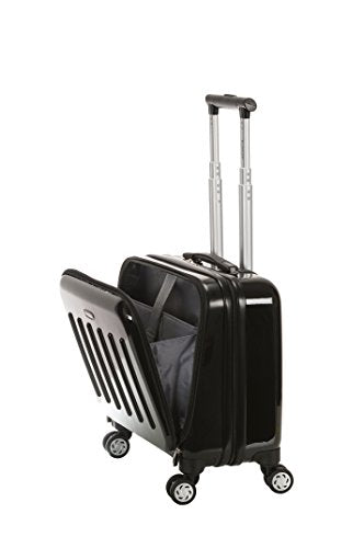 Rockland Revolution Hardside Rolling Computer Case, Carry-On, Black - color: Black