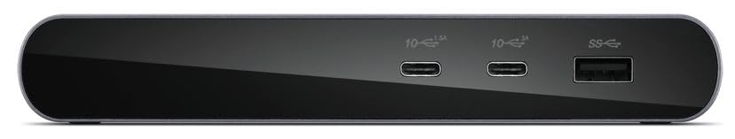 Lenovo 40B30090US Docking Station USB-C Universal Business Dock, Dual Display: Includes USB-C Cable + Power Adapter + Zoomspeed Display Port Cable + Zoomspeed HDMI Cable + AOM Cleaning Cloth