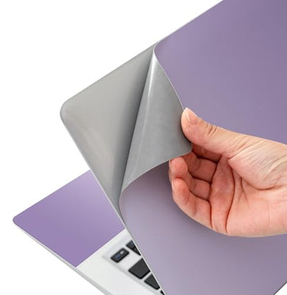 Laptop Skin Sticker Decal 15-15.6 Inches, Universal Reusable Vinyl Sticker for 12.1 13 13.3 14 15.4 Inches Netbook/Notebook PC, Waterproof & Scratch-Resistant (Purple - Gradient) - color: Purple - Gradient