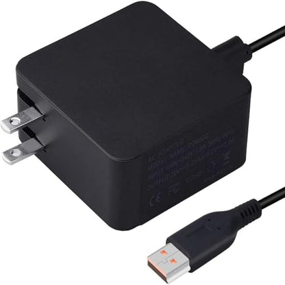 65W Charger Compatible with Lenovo Yoga 700 700-11ISK 700-14ISK 80QD 80QE Yoga 900 900-13ISK 900-13ISK2 Yoga 3 4 Pro 80MK 80UE Laptop Power Supply Adapter Cord