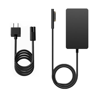 Original 65W 44W 1796 1706 1800 1625 Laptop Charger Compatible with Microsoft Surface Pro 10 9 8 7+ 7 6 Windows 5 4 3 2 Fit Model 1876 1943 1950 1958 1866 1724 1963 1769 1735 Tablet Power Supply