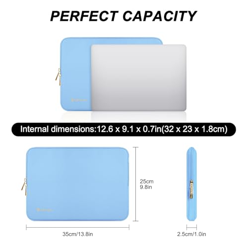 ARVOK Laptop Sleeve Case,Waterproof Notebook Cover for MacBook Air MacBook Pro inch, Computer Carrying Bag - color: Blue, size: 13 inch
