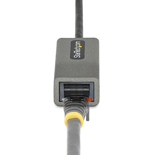 StarTech USB 3.0 to Gigabit Ethernet Adapter, 10/100/1000Mbps, Driverless | 10/100/1000Mbps, USB to RJ45, USB 3.0 to LAN Adapter, USB 3.0 Ethernet Adapter (GbE), 11in Attached Cable, Driverless - color: Space Gray, size: 1Gbps, style: USB-A
