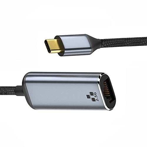 USB-C Type-C USB3.1 to 2500Mbps 2.5Gbps GBE Gigabit Ethernet Network LAN Cable Adapter for Laptop - style: USB-C to 2500Mbps
