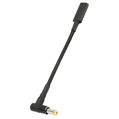 Naroote USB C to DC 5.5x2.5mm Adapter 100W Type C to 5.5x2.5mm DC Converter with PD E Chipset, Ideal for Laptop Charging Travel Portable