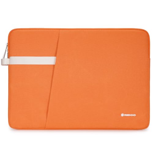 NIDOO Laptop Sleeve 10 inch Tablet Bag Carrying Case for 11 inch iPad 2025/11" iPad Air M3/ 11" iPad Pro M5 M4/ 11" Samsung Galaxy Tab S9 S8 / Lenovo Tab M11 Water Resistant Computer Pouch, Orange - color: Orange, size: 10-11 Inch