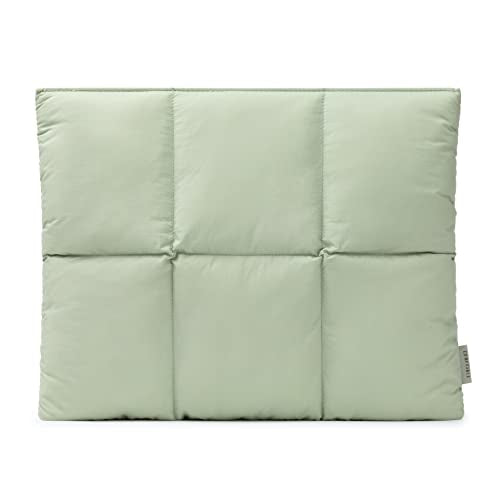 Comfyable Puffy Laptop Sleeve 15 16 Inch, Quilted Puffer Laptop Carrying Case for Women, Pillow Pouch Compatible for MacBook Air M5 & MacBook Pro M5 Pro/Max 2026, Sage - color: Sage, size: For 15" Mac Air / 16" Mac Pro