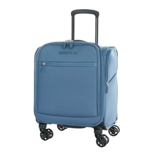 Verage Underseat Carry On Luggage with Wheels,14.5-Inch Plus Underseat | Personal Item Bag,Airline Approved, Laptop Compartment, USB Charging Port - color: Coast Blue, size: 14.5-Inch Plus Underseat