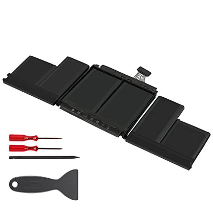 TREE.NB A1417 Battery for MacBook Pro A1398 (Mid 2012 & Early 2013) Battery Replacement to MacBook Pro 15-inch Retina (Mid 2012, Early 2013 Version) - EMC 2512 or 2673 10.95V/95Wh - size: ‎12.99x4.65x0.39inch A1417