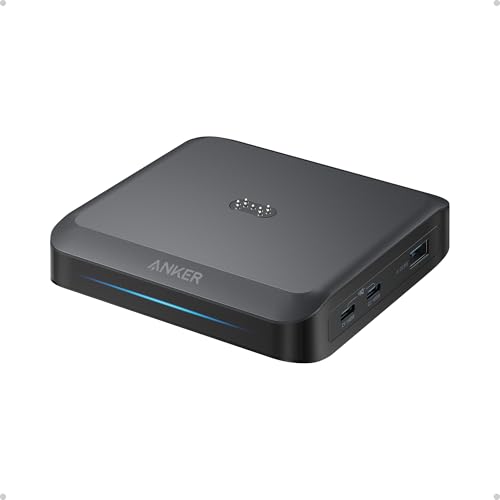 Anker Charging Base for Prime Power Banks with Pogo Pin, 150W Max | Powers Up to 4 Devices, for MacBook Pro / Air, Dell, iPhone 17 / 16 Series, Samsung, and More (Power Bank Not Included)