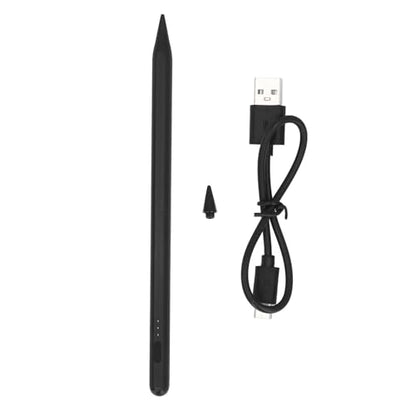 SUNGOOYUE Tilt Pressure Stilo Pen Sensitivity with Palm Rejection and Fast Load - 1.5mm Interchangeable Tie for Sketching, Coloring (Black) - color: Black