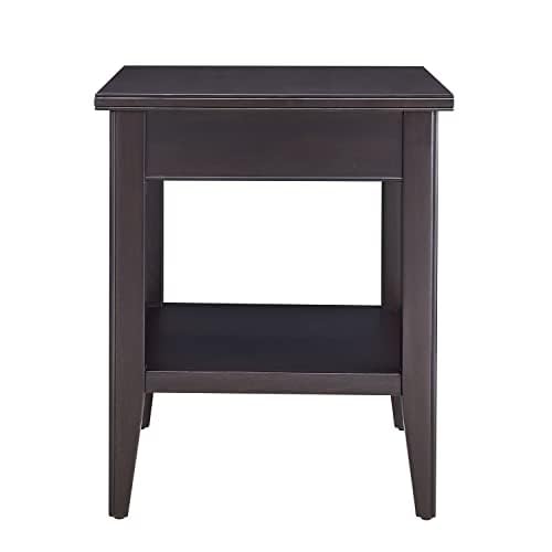 Leick Home Laurent End Table, 24", Black - color: Black