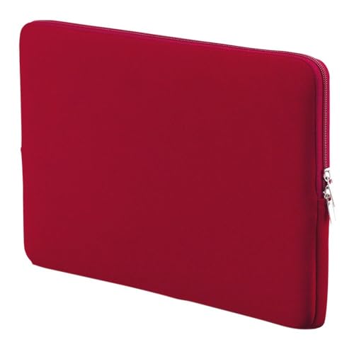 Laptop Sleeve Case 13 Inch - Foam Padded Zipper Bag for Carrying Computer Protection Bag, Slim Portable Design for 13" Ultrabook(Red) - color: Red