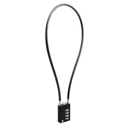 RESET-201 4-Digit Cable Padlock, 20 in 50cm 5mm Cable Loop, 1 Pack | 20 in 50cm flexible 5mm cable loop reaches wider items for everyday light-duty secondary locking. - size: 50cm(20 inch)Cable