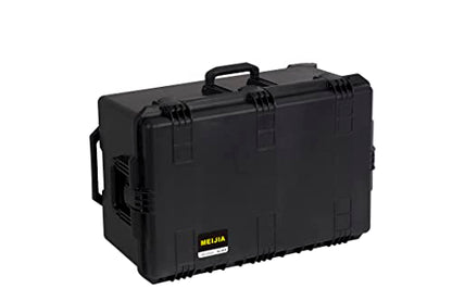 MEIJIA Premium Waterproof Rolling Hard Camera Case,Hard Protective Case with customizable fit foam and wheels,Full Protection with Light&Convenient Design,Elegant Black (31.3"X20.3"X15.5") - size: 31.3"X20.3"X15.5"