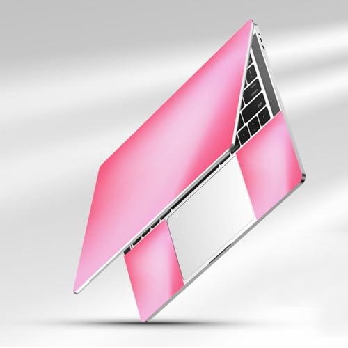 15-15.6 inches Netbook Laptop Skin Sticker Decal Reusable Cover Protector for 11.6 12 13 13.3 14 15 15.4 Notebook Chromebook Easy to Apply Remove, Scratch-Resistant Waterproof I Blush Smudge - color: Blush Smudge