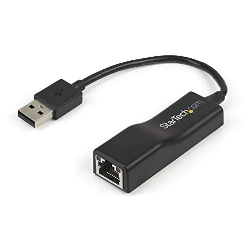 StarTech USB 2.0 to 10/100Mbps Ethernet Network Adapter, Dongle | USB Network Adapter, USB 2.0 Fast Ethernet Adapter, USB NIC - style: USB 2.0 (10/100)