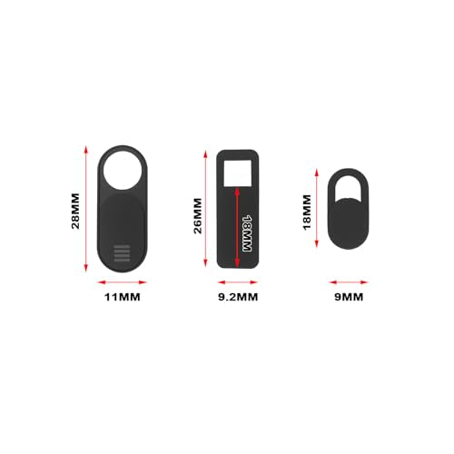 ECSiNG 18PCS Webcam Camera Cover Slider Webcam Cover Blocker for Laptop Camera Phone Tablet Desktop Computer Smart Phone Sliding Type Cover