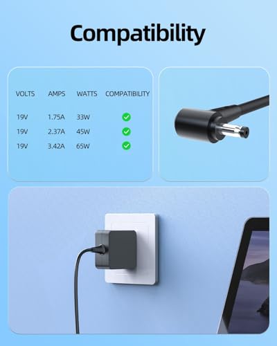 Superer Computer Charger Compatible with ASUS Vivobook Laptop 65W 45W 33W