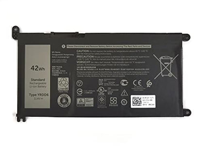 11.4V 42Wh YRDD6 1VX1H VM732 Replacement Laptop Battery Compatible with Dell Inspiron 5481 5482 5584 5485 5593 5590 5493 5491