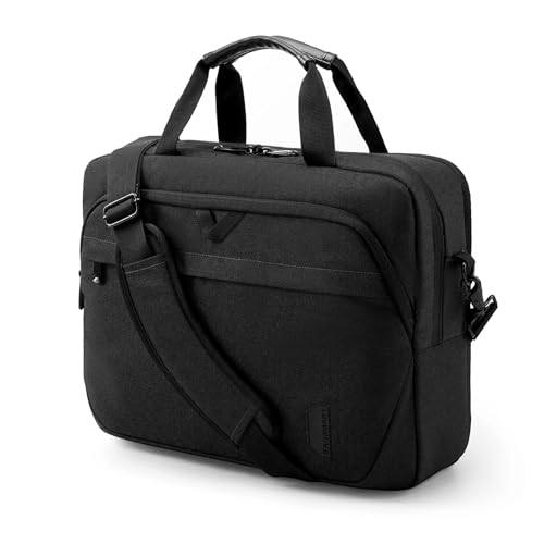 15.6 Inch Laptop Bag Expandable Computer Briefcase Men Women Shoulder Work Business Travel Office