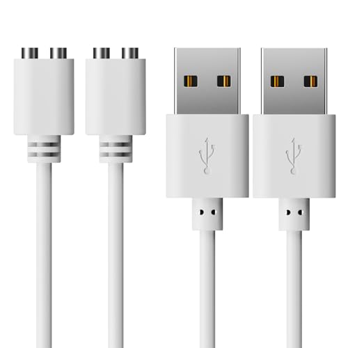 5mm Magnetic USB DC Charger Cable, 2.7FT Replacement Charging Cord 2PACK