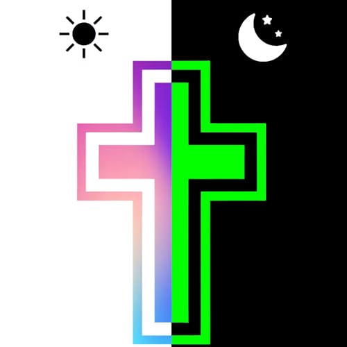 2 Pieces Fluorescent Neon Green Cross & Buddha, Skull Car Decal, Safety Religious Spiritual Stickers for SUV, Windows, Motorcycles, Skateboard Christian Night Visibility Hide Scratches (Cross A) - color: Cross a