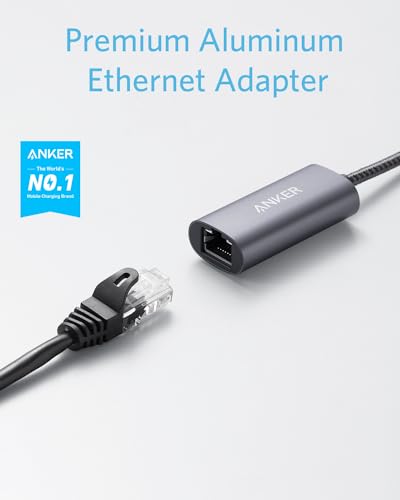 Anker USB C 3.0 to Ethernet Adapter, Portable 1-Gigabit Network Hub, 10/100/1000 Mbps, for MacBook Pro, iPad Pro 2019/2018, ChromeBook, XPS, Galaxy S9/S8, and More (Pack of 2) - size: USB C to Ethernet Adapter (Pack of 2)
