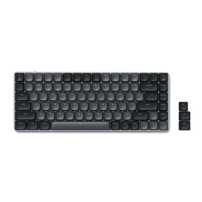Satechi SM1 75% Mechanical Keyboard, Backlit Bluetooth, Dark Gray/Gray | 84 Keys, Compact Wireless, Gaming, for Mac and Windows - color: Dark Gray/ Gray, size: 84 Keys