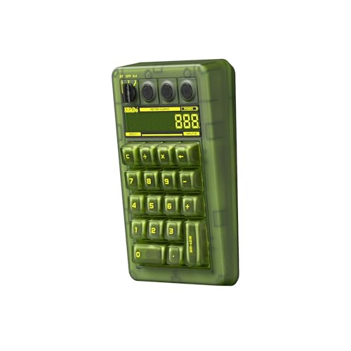 8Bitdo Retro 18 Mechanical Numpad for Windows & Android, Xbox Edition | Bluetooth, 2.4G and USB-C, Calculator Mode, Retro LED Display, Kailh Jellyfish X Switches, Matte UV ABS Keycaps - color: Xbox Edition