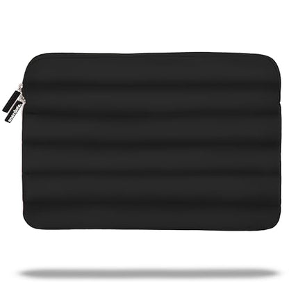 ANECDOTE Laptop Case 15-16 Inch – A Perfect Laptop Sleeve - Compatible with MacBook Air/Pro 15 inch M3 M2 M1 Chip Pro Max 2023-2021 – Fits Well, Made of 100% Nylon with Aesthetic Design (Black) - color: Black, size: 15-16 inches