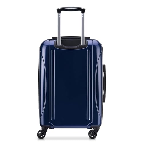 DELSEY PARIS Helium Aero Hardside Expandable Luggage with Spinner Wheels, Blue Cobalt, Carry-On Plus 21 Inch - color: Blue Cobalt, size: Carry-On Plus 21 Inch