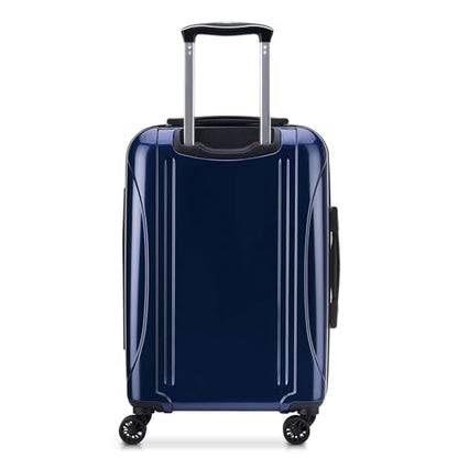 DELSEY PARIS Helium Aero Hardside Expandable Luggage with Spinner Wheels, Blue Cobalt, Carry-On Plus 21 Inch - color: Blue Cobalt, size: Carry-On Plus 21 Inch