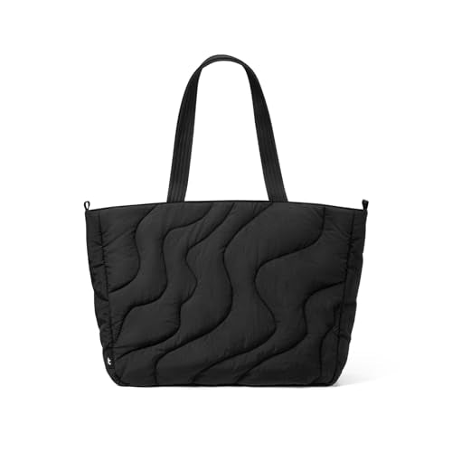 tomtoc Puffy Laptop Tote Bag for Women 10L/13.5/17.5L, Puffer Work Tote with Padded Laptop Compartment for 13-16-inch Laptop - color: Lavascape, size: Small - 10L