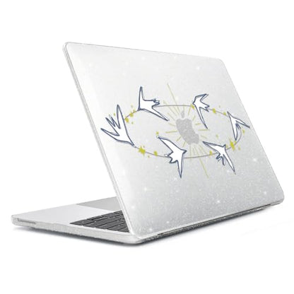 Compatible with MacBook Neo Case 13 inch 2026 Release Model A3404 with A18 Pro Chip, Precision Fit & Anti-Crack Hard Shell Pattern Case & Keyboard Cover& Screen Protector &Webcam Cover, Birds - color: Birds