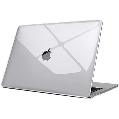 Fintie Hard Shell Case for MacBook Pro 13 Inch, Crystal Clear | A2338(M2 M1) A2251 A2289 A2159 A1989 A1706 A1708 (2016-2023) with/Without Touch Bar, Snap-On Cover, Lightweight - color: Crystal Clear, size: Pro 13 Inch